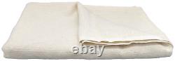 70x90 Hospital Blanket Unbleached Beige 80/20 Blend Patient, Bath, Medical Use