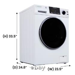All-In-One CONVERTIBLE Washer-Dryer 18lb/1.9cf SANITIZE ALLERGEN Cycle 1400RPM