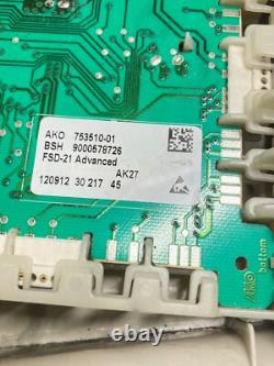 BOSCH WA524464AU Washing Machine Control Board PCB BSH 9000578726 (KND-27.44)