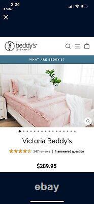 Beddy's Victoria Blush FULL. Discontinued. Clean. No Stains Or Holes