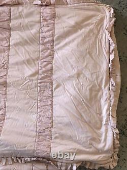 Beddy's Victoria Vintage Blush Pink Twin Bedding Comforter T2VB176 Minky Sham