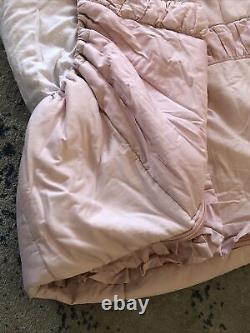 Beddy's Victoria Vintage Blush Pink Twin Bedding Comforter T2VB176 Minky Sham