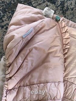 Beddy's Victoria Vintage Blush Pink Twin Bedding Comforter T2VB176 Minky Sham