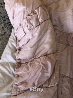 Beddy's Victoria Vintage Blush Pink Twin Bedding Comforter T2VB176 Minky Sham