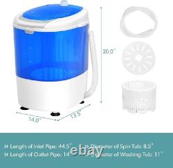 Energy Efficient Mini Washer & Spinner Combo 5.5lbs Capacity, Portable Design