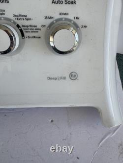GE GTW460ASJ6WW Washer Control Board Wiring Harness, Hot Cold Water Valves USED