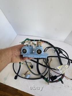 GE GTW460ASJ6WW Washer Control Board Wiring Harness, Hot Cold Water Valves USED