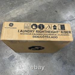 GE Laundry 7 Right Height Riser Model# GFR0728PNRS Sapphire Blue