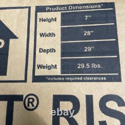 GE Laundry 7 Right Height Riser Model# GFR0728PNRS Sapphire Blue