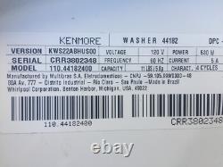 Kenmore Washing Machine Model 110.44182400 Top Door Assembly