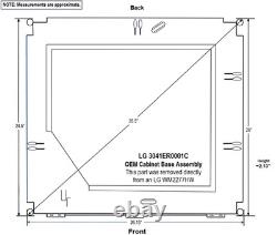 LG WM2277HW Washer Base Frame 3041ER0001C OEM Cabinet Base Assembly