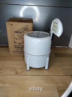 Little Sweetheart Battery Operated Washing Machine Wolverine Vintage In Box