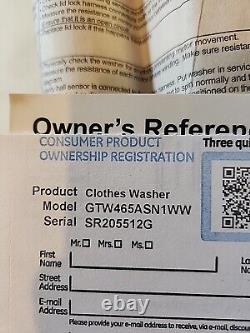 OEM GE Washer GTW465ASN1WW Transmission Motor Clutch Assembly Wire Harness Pump