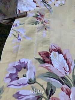 Ralph Lauren Sophie Brooke Yellow Rose Floral KING Sheet Set