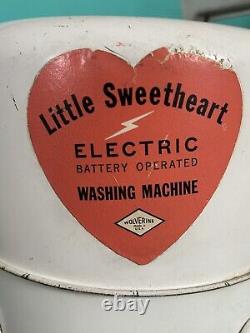 Rare Antique VTG Wolverine Little Sweetheart Wringer Washing Machine Child's Toy