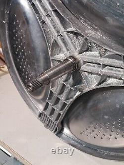 Samsung WF330ANWithXAA 01 Drum with Spider Arm Support Flange and Shaft Assembly