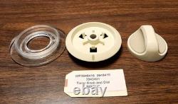 Timer Knob and Skirt Bisque WP3948415 3948415 3949431 Kenmore Excellent
