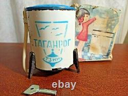 Vintage soviet toy washing machine. Taganrog. TZIN. Work. SN