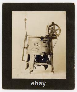 Washing Machine Invention Two Photos by Hall's Photographers Newton, Iowa