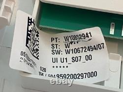 Whirlpool Washer Control Panel P# W10863519 W10852941 W11367297
