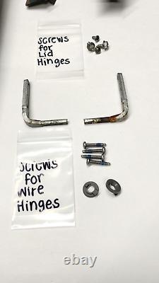 Whirlpool Washer Lid W11102314 W11036089 Screws, L/R Wire Hinges & Lid Hinges