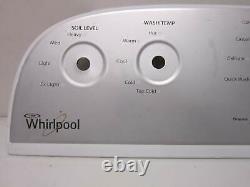 Assemblage du panneau de commande de la laveuse Whirlpool WTW5000DW1 (W10607406) W10920641