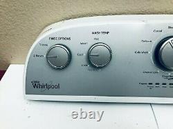 Assemblage du panneau de contrôle du lave-linge Whirlpool modèle WTW4815EW0 W10711300