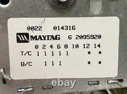 Commande authentique OEM Maytag Contrôle 6 2095920 22001924 Garantie de 5 ans? EXPÉDITION RAPIDE