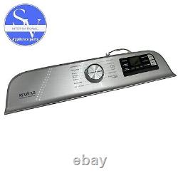 Console du panneau de contrôle de lave-linge Maytag W11130429 W11478526 W11413409