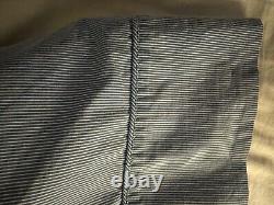 Ensemble de draps et taies d'oreiller en bleu rayé Ralph Lauren, plat et ajusté, TWIN