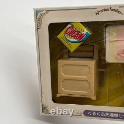 Ensemble de machine à laver Sylvanian Families Époque précoce Rare Vintage Japon