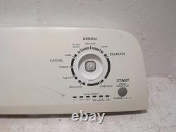 Ensemble de panneau de commande d’occasion pour lave-linge Admiral W10420405 W10484681