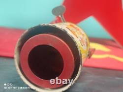 Jouet de machine à laver vintage à remontage, époque soviétique, objet original CCCP URSS, fonctionne.