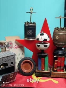 Jouet de machine à laver vintage à remontage, époque soviétique, objet original CCCP URSS, fonctionne.