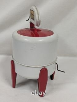 Lave-linge à manivelle Deluxe en tôle lithographiée Wolverine des années 1950 pour enfants