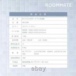 Lave-linge portable pliant ROOMMATE, blanc x gris, RM-229H 100V