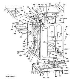 Pièces de rechange pour lave-linge frontal GE WCVH6260F0WW