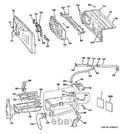 Pièces de rechange pour lave-linge frontal GE WCVH6260F0WW