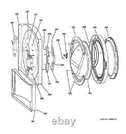 Pièces de rechange pour lave-linge frontal GE WCVH6260F0WW