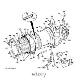 Pièces de rechange pour lave-linge frontal GE WCVH6260F0WW