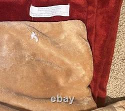 RESTORATION HARDWARE Luxe Couverture en Fausse Fourrure Beige Camel Tan avec Paillettes