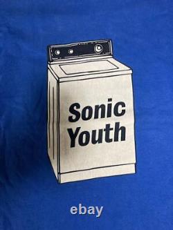 T-shirt des années 90 Sonic Youth Xl Machine à laver Vintage T-shirt 0624-3