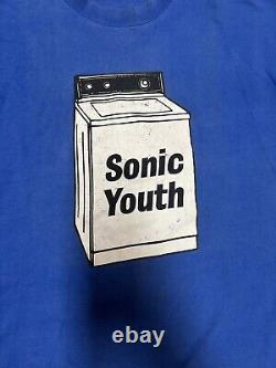 T-shirt vintage des années 90 de Sonic Youth, taille XL, RARE, Tee-shirt de groupe