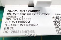 W11260006 Garantie à vie du contrôle de lave-linge Whirlpool expédiée aujourd'hui