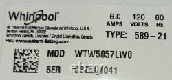 Whirlpool WTW5057LW0 panneau de commande 2 en 1 W11394051